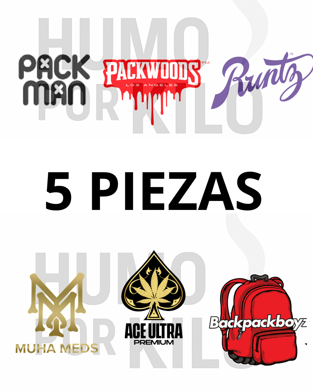 Pack 5 piezas 2g