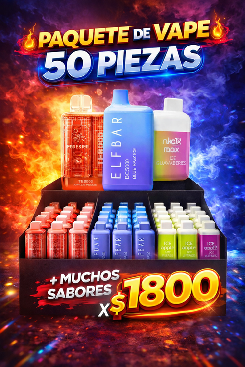 50 piezas x 1800! (Gana hasta 8000)