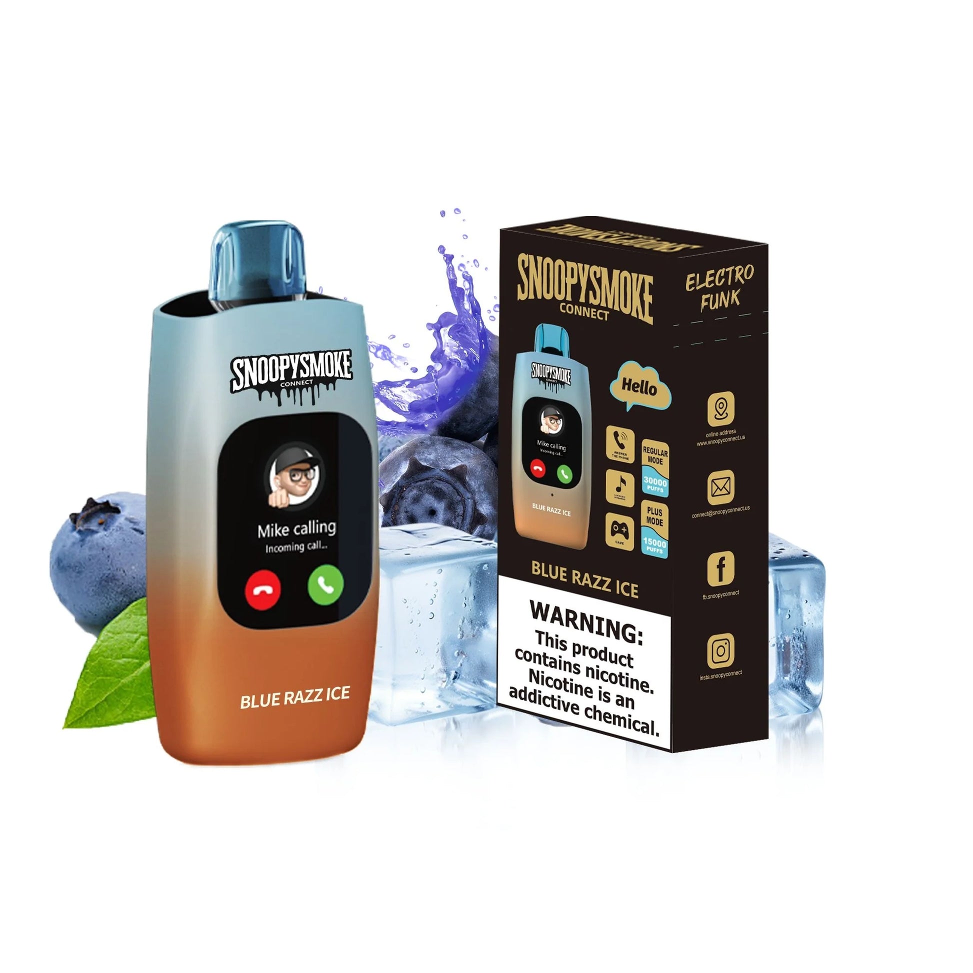 Snoopysmoke  30 k - Vape celular