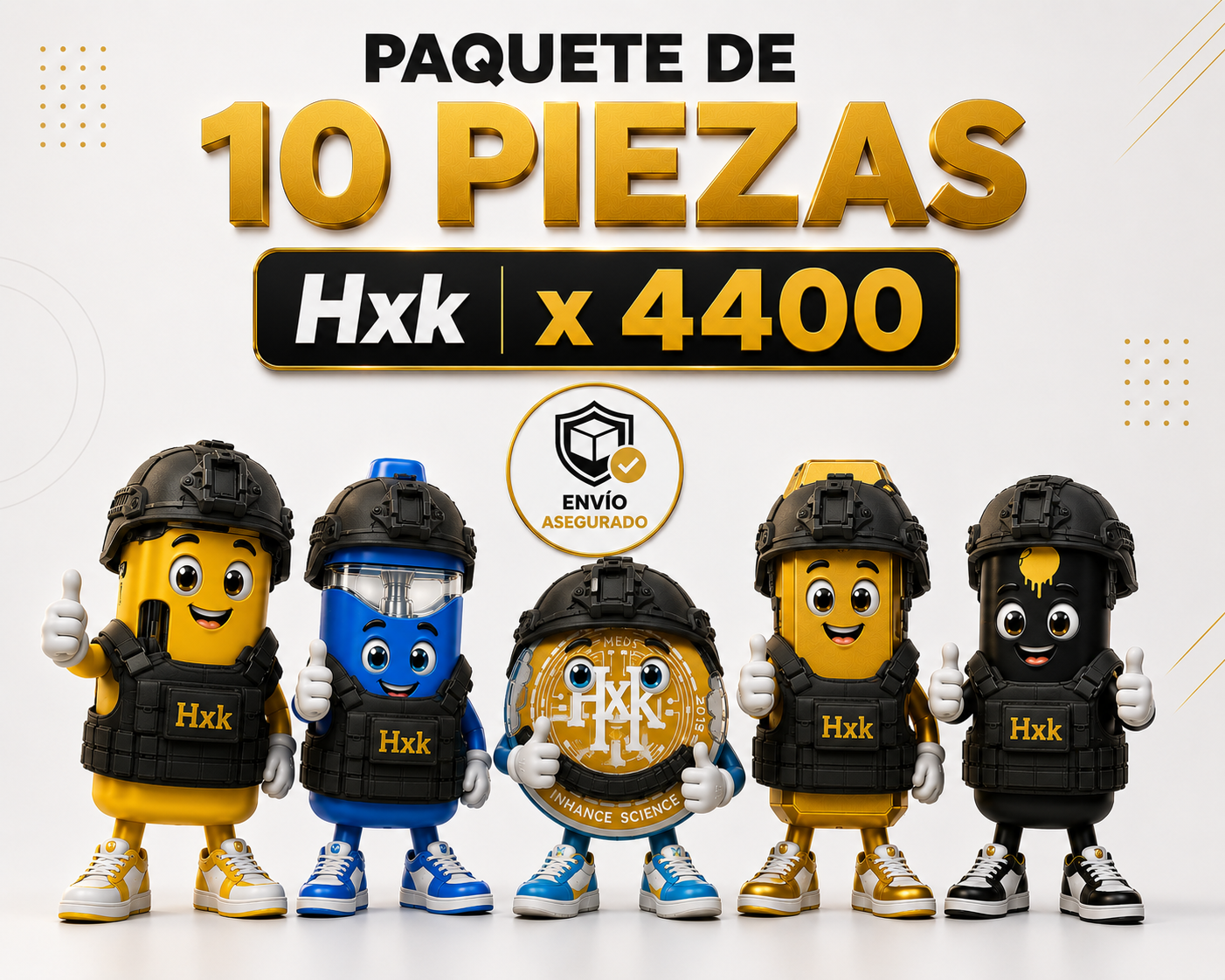 10 piezas de Miel (con seguro)