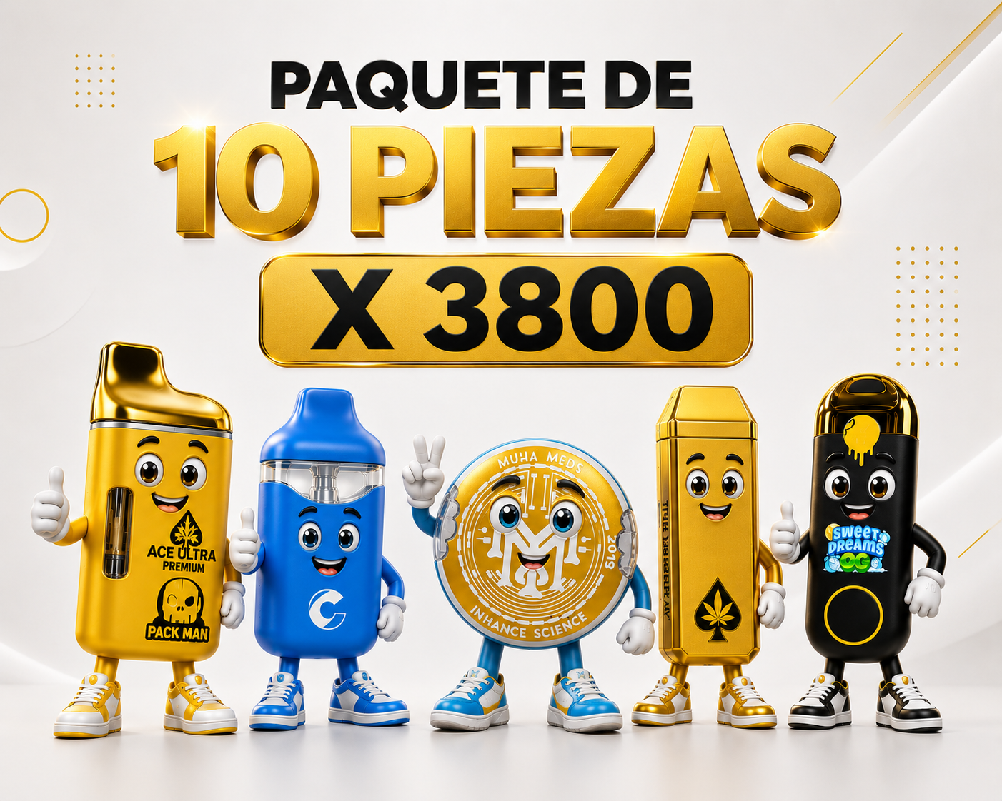 Pack de 10 piezas de Miel (Sin seguro)
